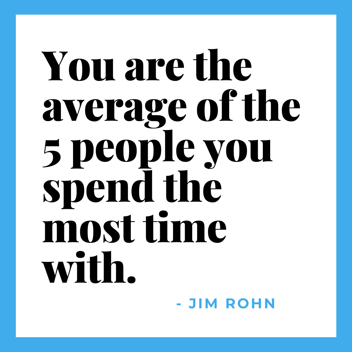 Average of 5 People Jim Rohn Quote